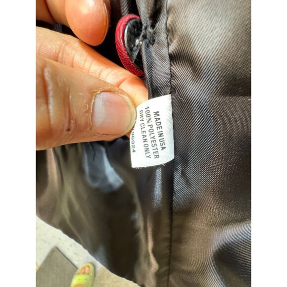 Jean Yves Paris Mens Satin Formal Suit Vest With Bow Tie Size M Red Sleeveless - Picture 6 of 12